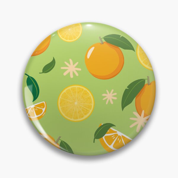 Item preview, Fresh citrus fruits seamless pattern green designed and sold by patternque.