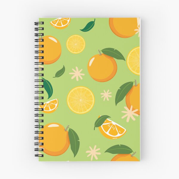 Item preview, Fresh citrus fruits seamless pattern green designed and sold by patternque.