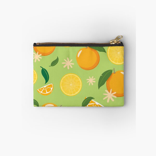 Item preview, Fresh citrus fruits seamless pattern green designed and sold by patternque.