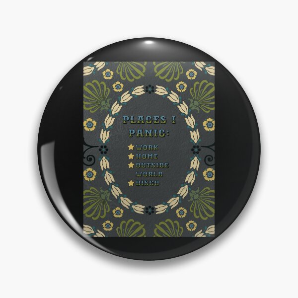 Item preview, Places I Panic Graphic  designed and sold by SunshinGarments.