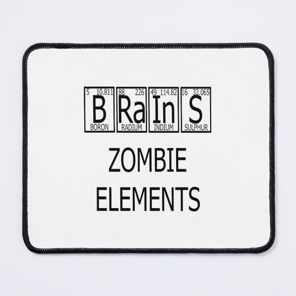 Item preview, Brains Zombie Elements Periodic Table designed and sold by raineOn.