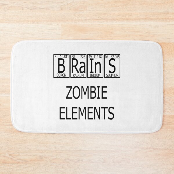 Item preview, Brains Zombie Elements Periodic Table designed and sold by raineOn.