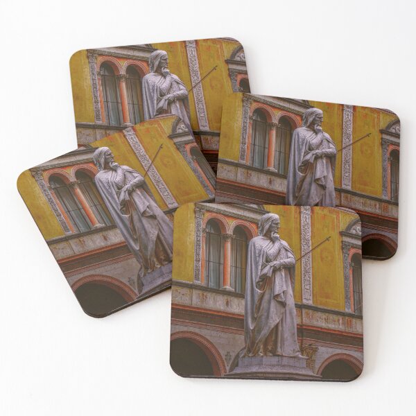 Item preview, Dante Statue at lodge of consiglio painting designed and sold by ashleyhudson.