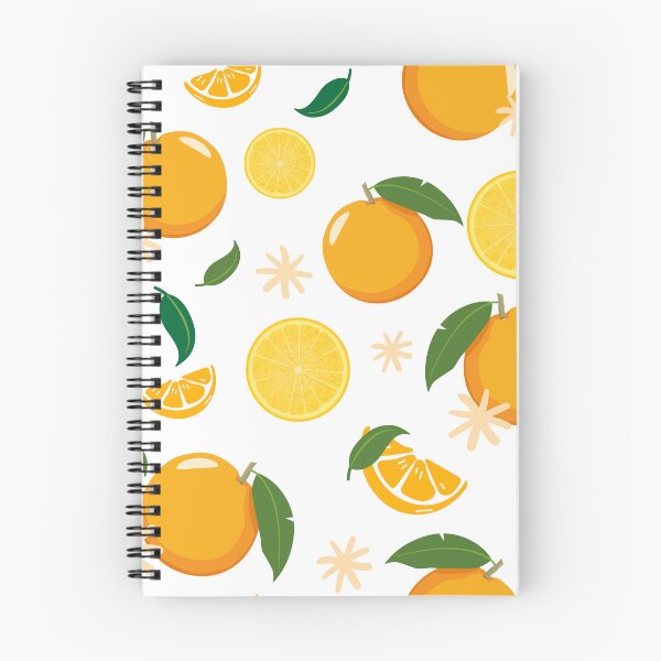 Item preview, Fresh citrus fruits seamless pattern white designed and sold by patternque.