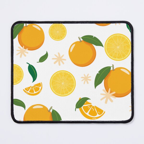 Item preview, Fresh citrus fruits seamless pattern white designed and sold by patternque.