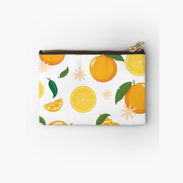 Item preview, Fresh citrus fruits seamless pattern white designed and sold by patternque.
