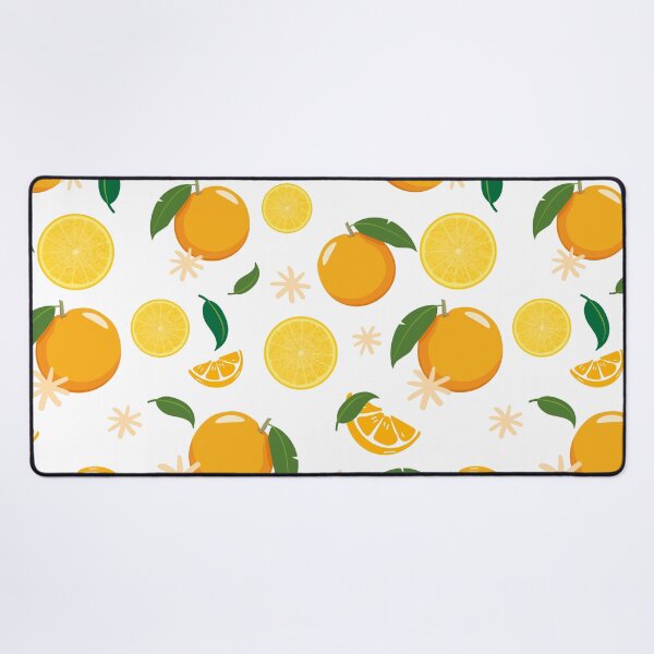 Item preview, Fresh citrus fruits seamless pattern white designed and sold by patternque.