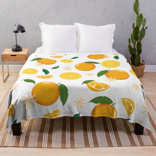 Item preview, Fresh citrus fruits seamless pattern white designed and sold by patternque.
