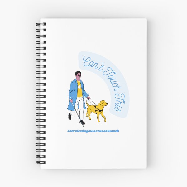 Item preview, Can’t Touch This- Service Dog in Powder Blue designed and sold by Serv-Sibe.
