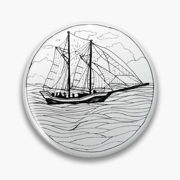 Item preview, Small Ship Sailing designed and sold by Mary Nitz.