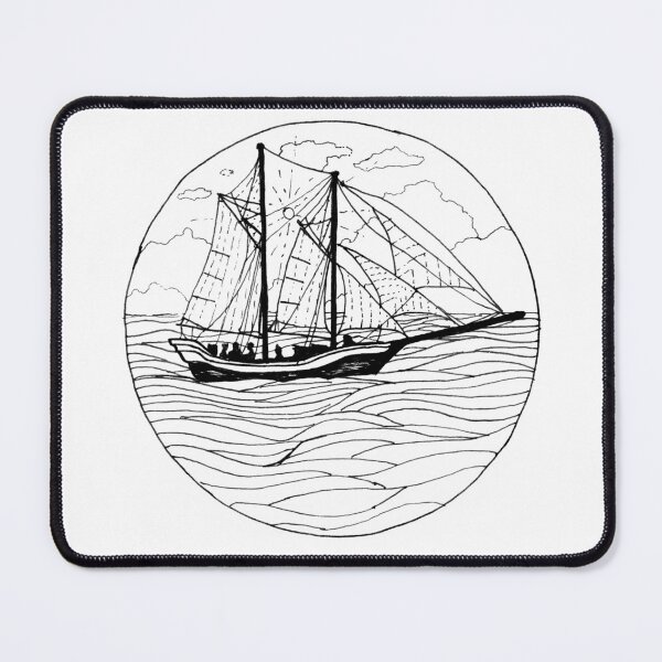 Item preview, Small Ship Sailing designed and sold by Mary Nitz.