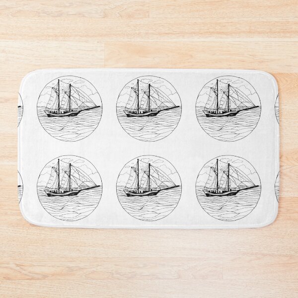 Item preview, Small Ship Sailing designed and sold by Mary Nitz.