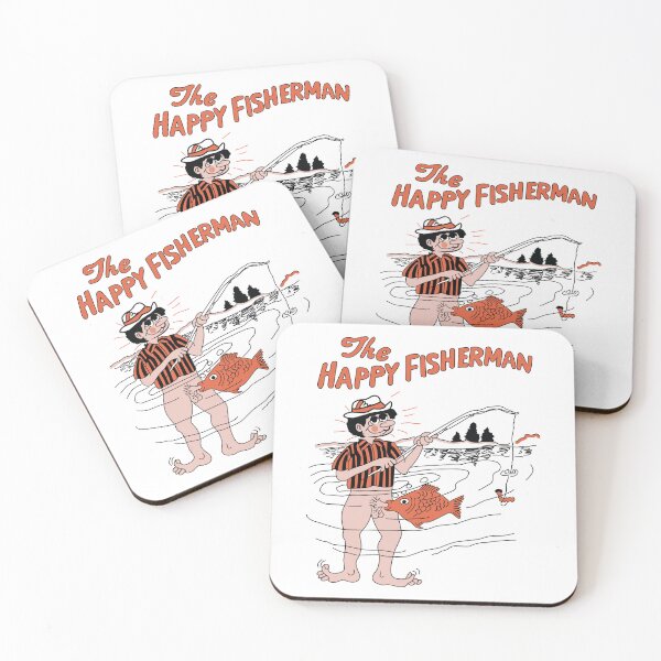 Item preview, The Happy Fisherman designed and sold by rebelstitch.