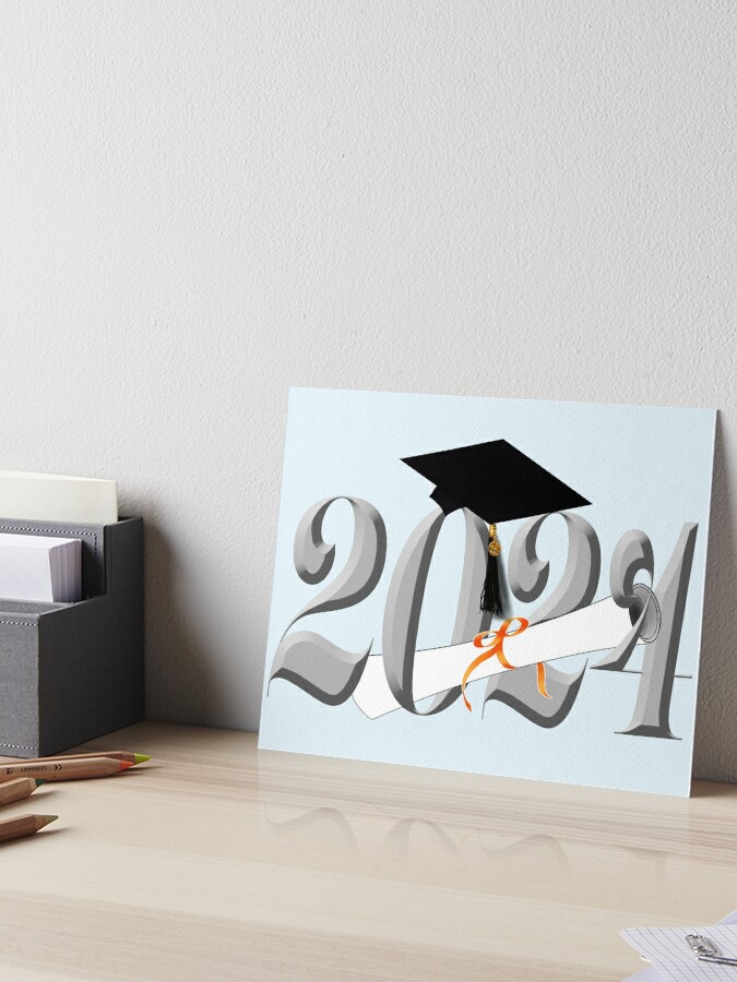 Bold Grad Cap Class of 2024 | Sticker