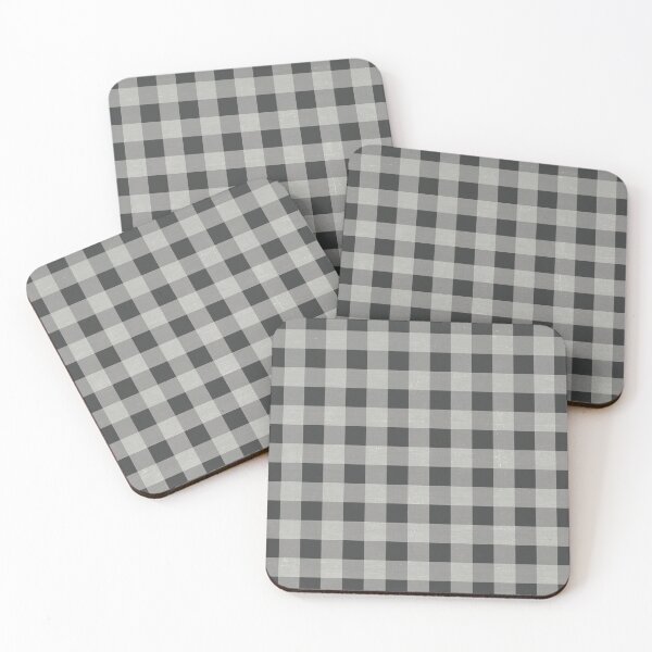 Item preview, Gray and Charcoal Checkers designed and sold by Maren Misner.