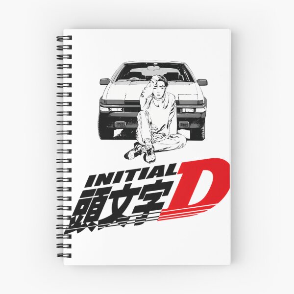 Item preview, Inicial D Takumi Ae86 (fuente negra) designed and sold by AnchiDewies.