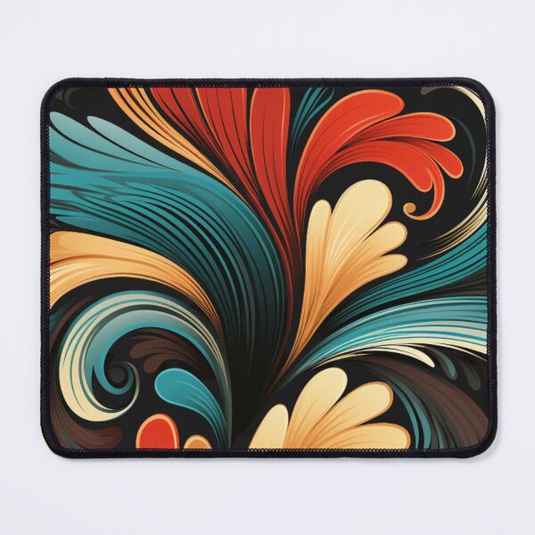 Item preview, Retro Flower Pattern (intricate art-deco) flowing art pattern designed and sold by Days Of The Sleek.
