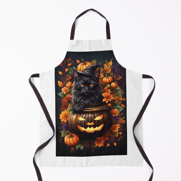 Item preview, Gato mago negro con Jack O'lantern designed and sold by Jayjaynaenae.