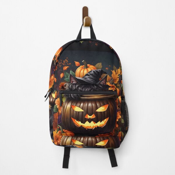 Item preview, Black wizard cat with Jack O'lantern designed and sold by Jayjaynaenae.