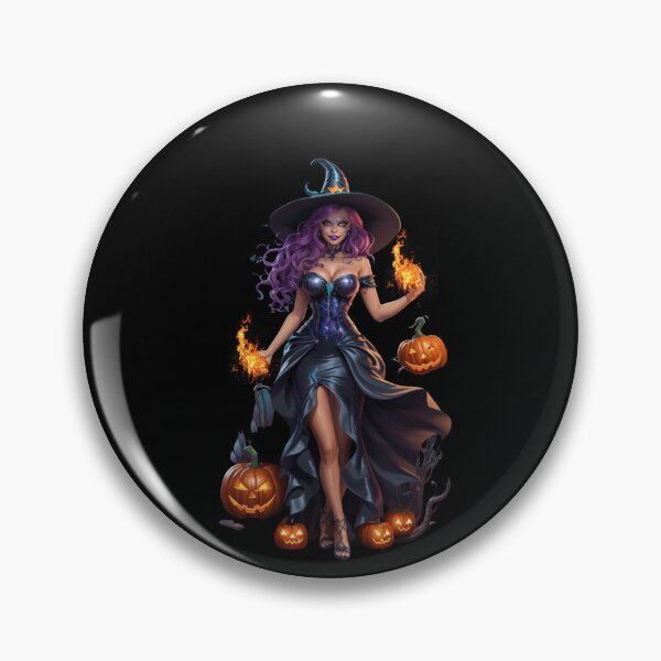 Item preview,  Sirenas Fire Ball Purple Witch  designed and sold by SirenasWorld.