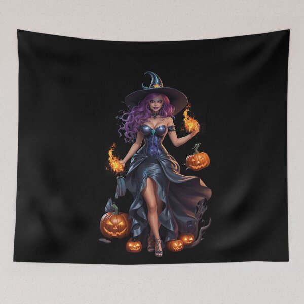 Item preview,  Sirenas Fire Ball Purple Witch  designed and sold by SirenasWorld.