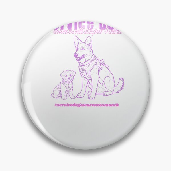 Item preview, Service Dogs Come in All Shapes and Sizes- Pink designed and sold by Serv-Sibe.
