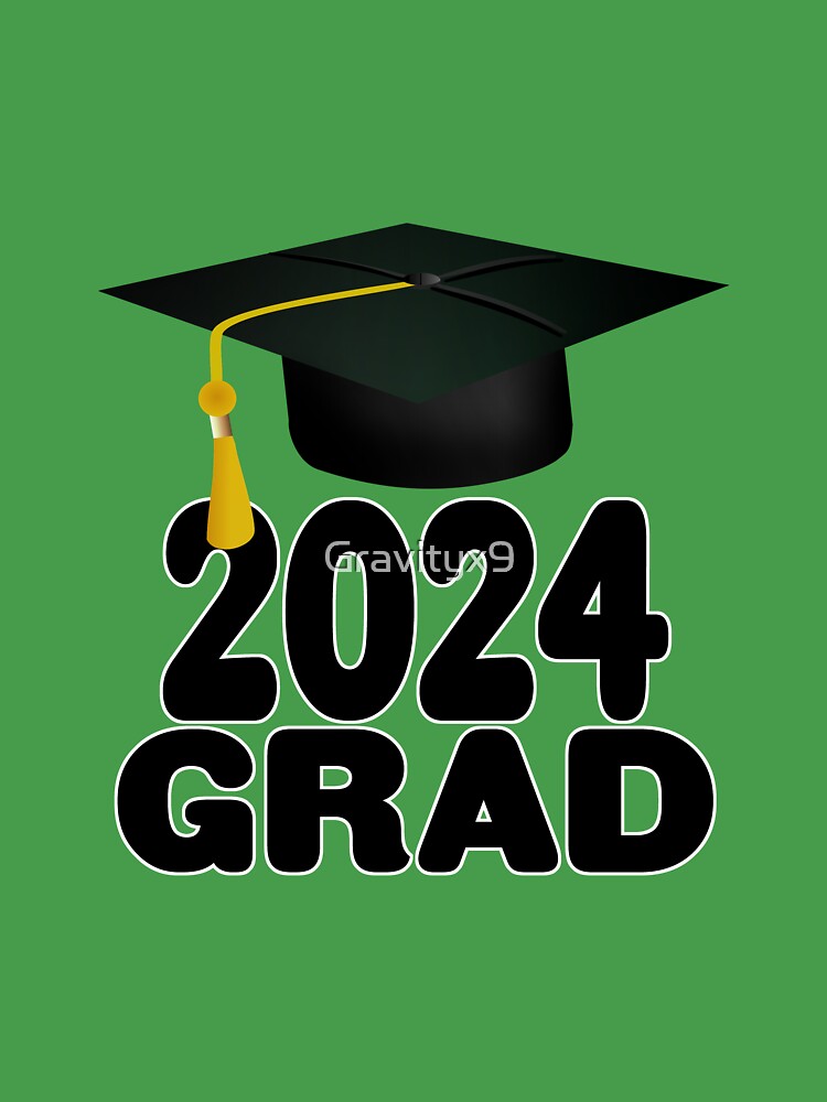 Bold Grad Cap Class of 2024 | Sticker