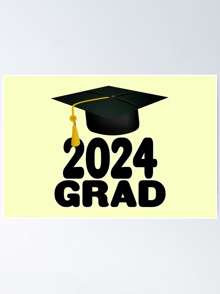 Class Of 2024 Graduation Cap Tassel And Diploma Stock Photo