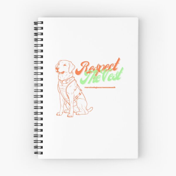 Item preview, Respect the Vest Service Dog- Orange & Green designed and sold by Serv-Sibe.