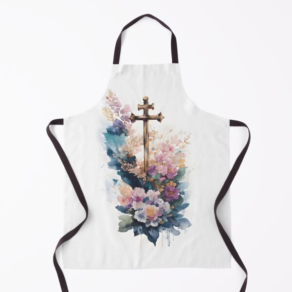 Item preview, Cross with flower bouquet designed and sold by Jayjaynaenae.