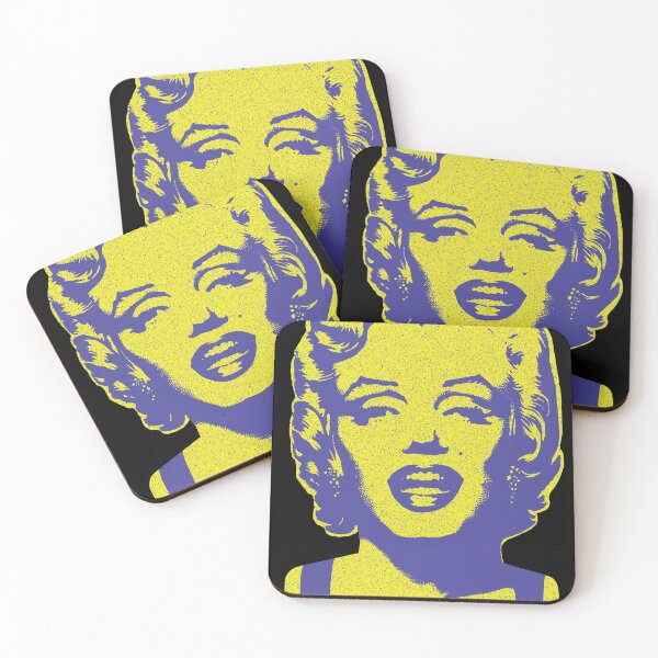 Item preview, Iconic Marilyn Monroe: Bring Glamour to Your Space! Vintage Retro Style Yellow and Blue designed and sold by pelagio.