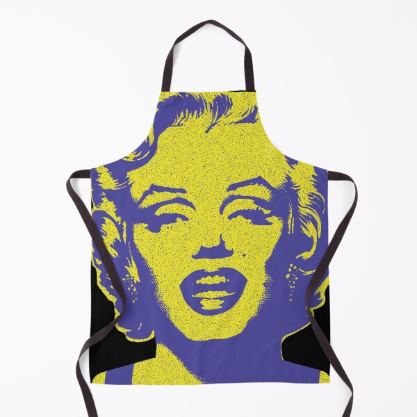 Item preview, Iconic Marilyn Monroe: Bring Glamour to Your Space! Vintage Retro Style Yellow and Blue designed and sold by pelagio.