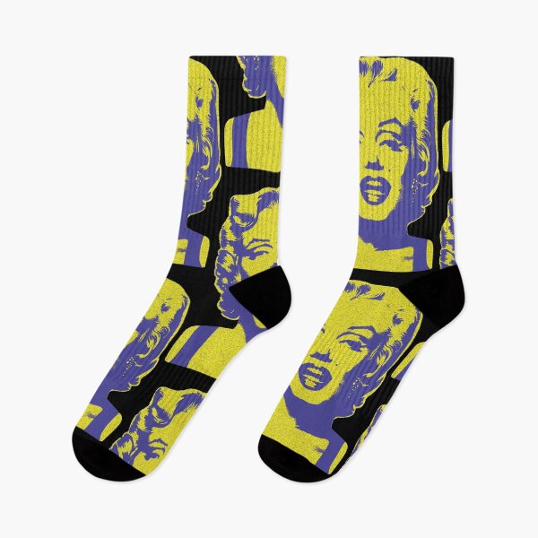 Item preview, Iconic Marilyn Monroe: Bring Glamour to Your Space! Vintage Retro Style Yellow and Blue designed and sold by pelagio.