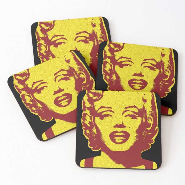 Item preview, Iconic Marilyn Monroe: Bring Glamour to Your Space! Vintage Retro Style Red and Yellow designed and sold by pelagio.