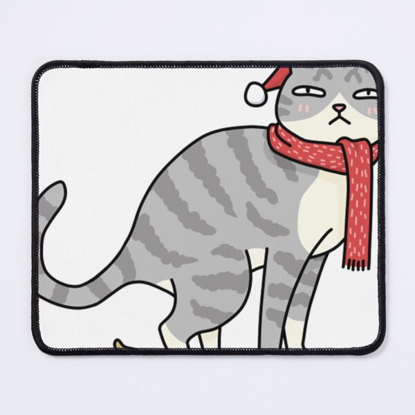 Item preview, Christmas Tabby Cat Pooping designed and sold by AllanCIngles.