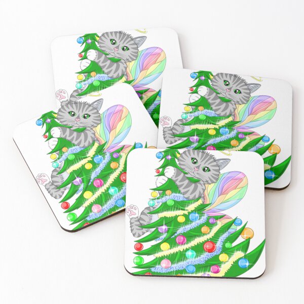 Item preview, Christmas Tree Fairy Cat  designed and sold by AllanCIngles.