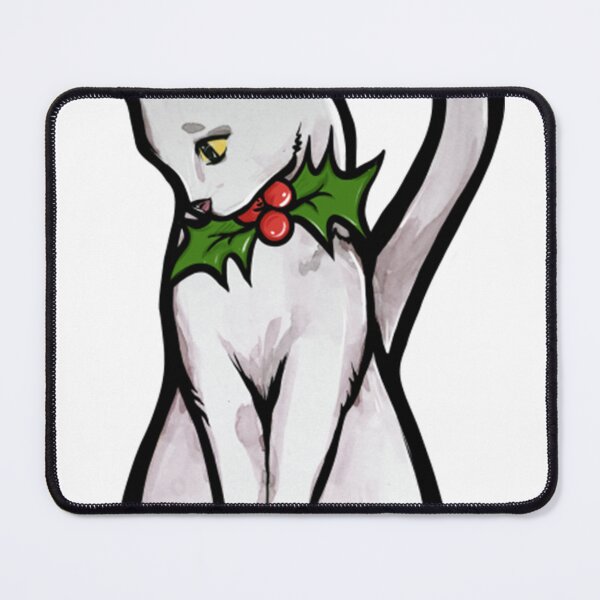 Item preview, Christmas White Cat designed and sold by AllanCIngles.