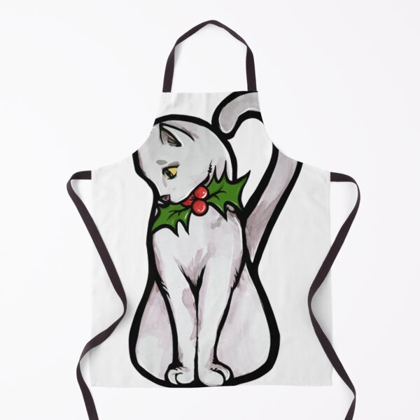Item preview, Christmas White Cat  designed and sold by AllanCIngles.