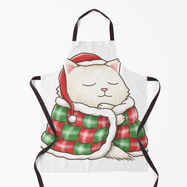 Item preview, Christmat Santa Cat In Blanket  designed and sold by AllanCIngles.