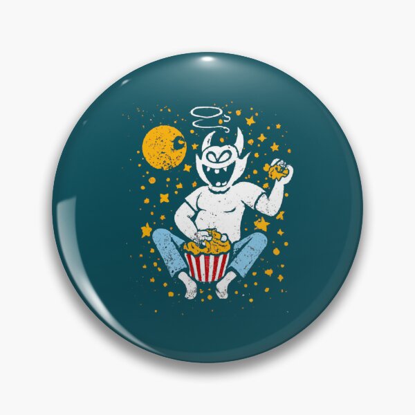 Item preview, Satan Eats Popcorn in Space Active  designed and sold by Densonone.