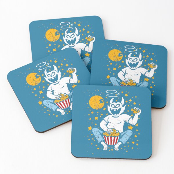 Item preview, Satan Eats Popcorn in Space Active  designed and sold by Densonone.