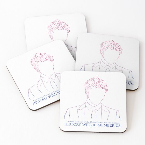 Item preview, Alex Claremont-Diaz, Red White and Royal Blue, Bi Colors, History will remember us designed and sold by StickAroundNZ.