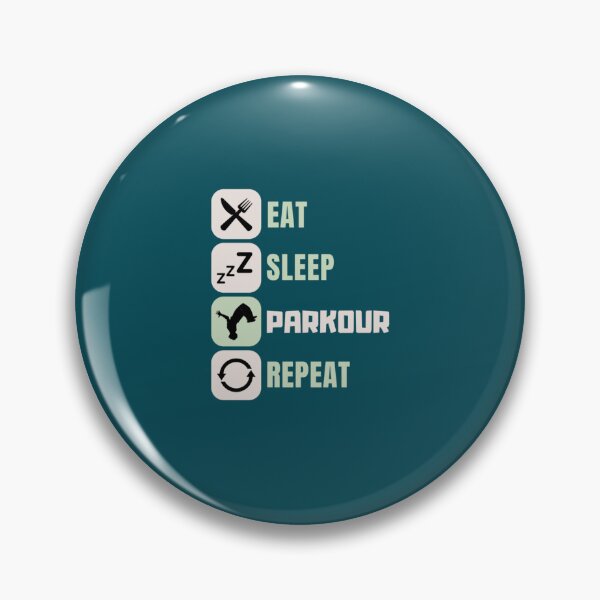 Item preview, Eat Sleep Parkour Repeat   designed and sold by Densonone.