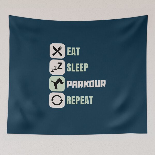 Item preview, Eat Sleep Parkour Repeat   designed and sold by Densonone.