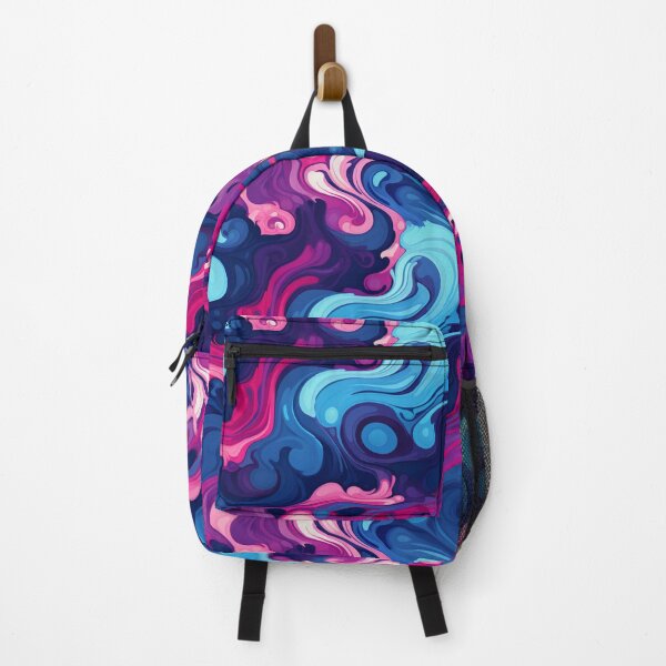 Item preview, Blue and Pink Liquid swirl Pattern designed and sold by Logic72.