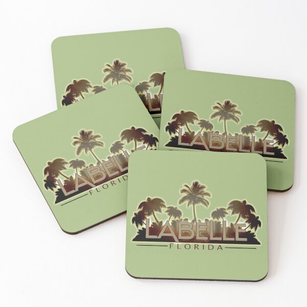 Item preview, LaBelle Florida palm tree words  designed and sold by ColesonBourque.
