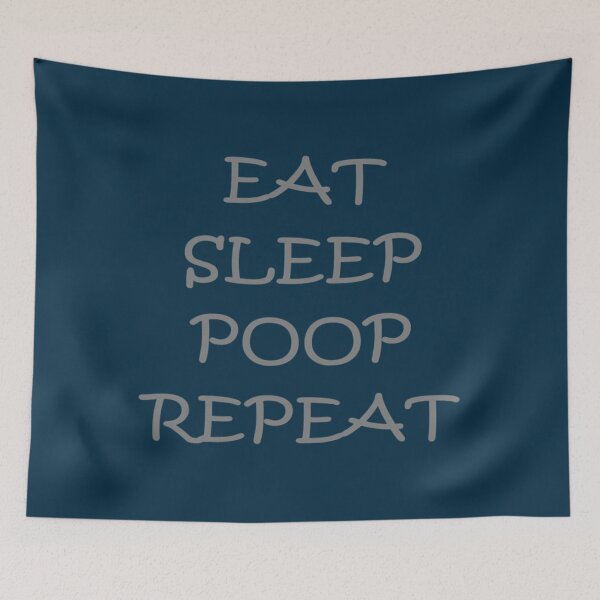 Item preview, EAT SLEEP POOP REPEAT Ba designed and sold by Densonone.