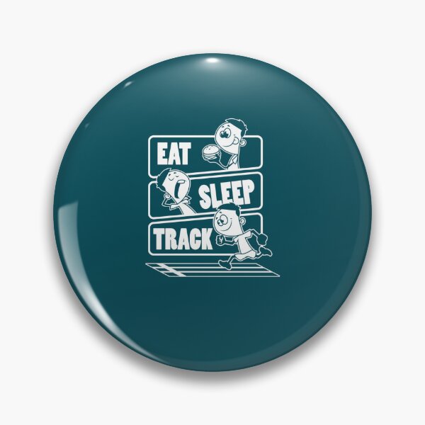 Item preview, Eat Sleep Track - Track and field Athletic Contests Gift graphic   designed and sold by Densonone.