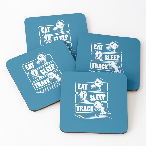 Item preview, Eat Sleep Track - Track and field Athletic Contests Gift graphic   designed and sold by Densonone.