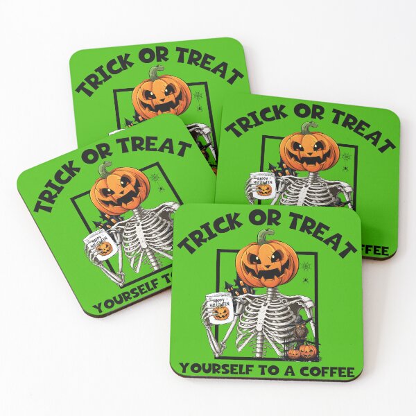 Item preview, Trick or teach, trick or treat teacher and coffee shirt designed and sold by Dunn Designs.
